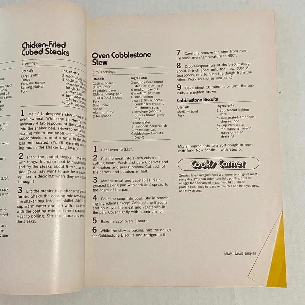 Betty Crocker Cookbook for Boys and Girls 1981 Revised Ed. Vtg 80s Golden Book